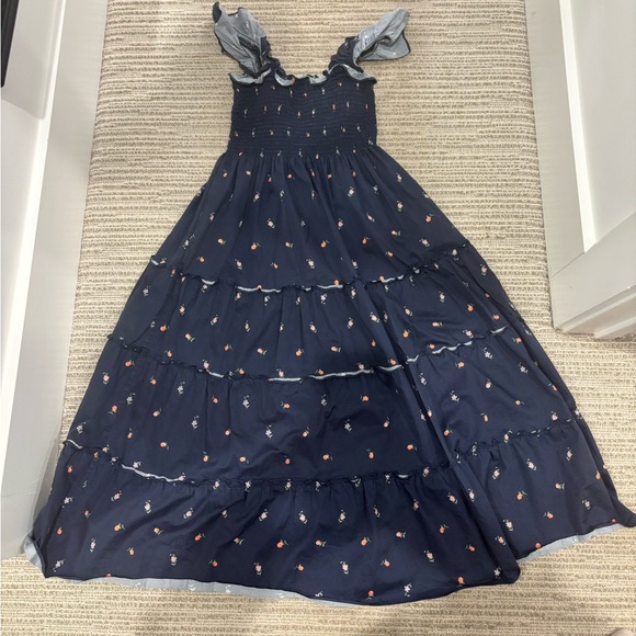 Hill house Nap Dress Ellie Blue petite fleur - Small - Picture 2 of 4